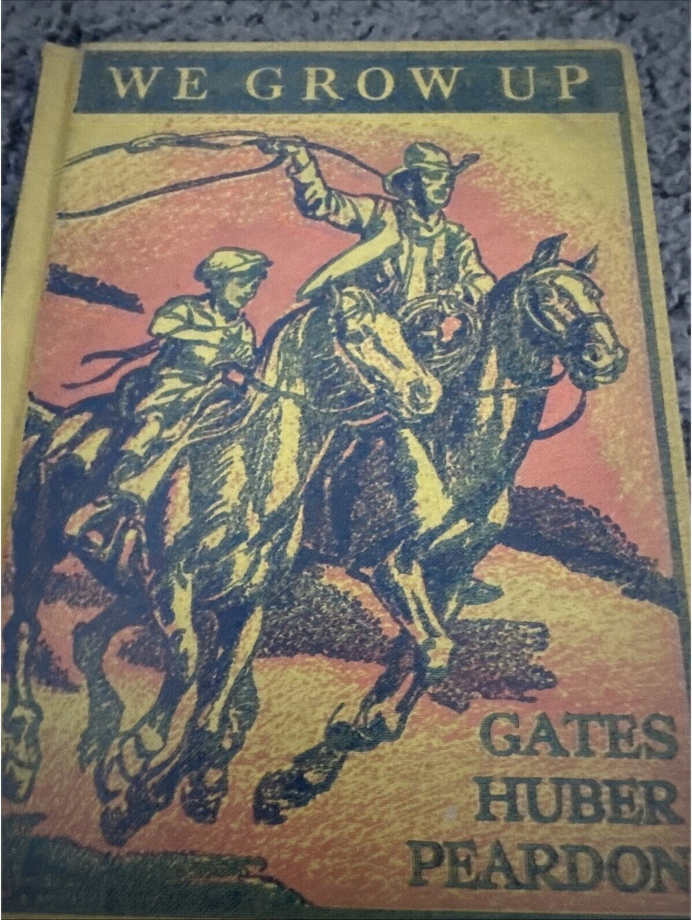 Macmillan We Grow Up 1946 Hardcover Vintage Illustrated Children's Book